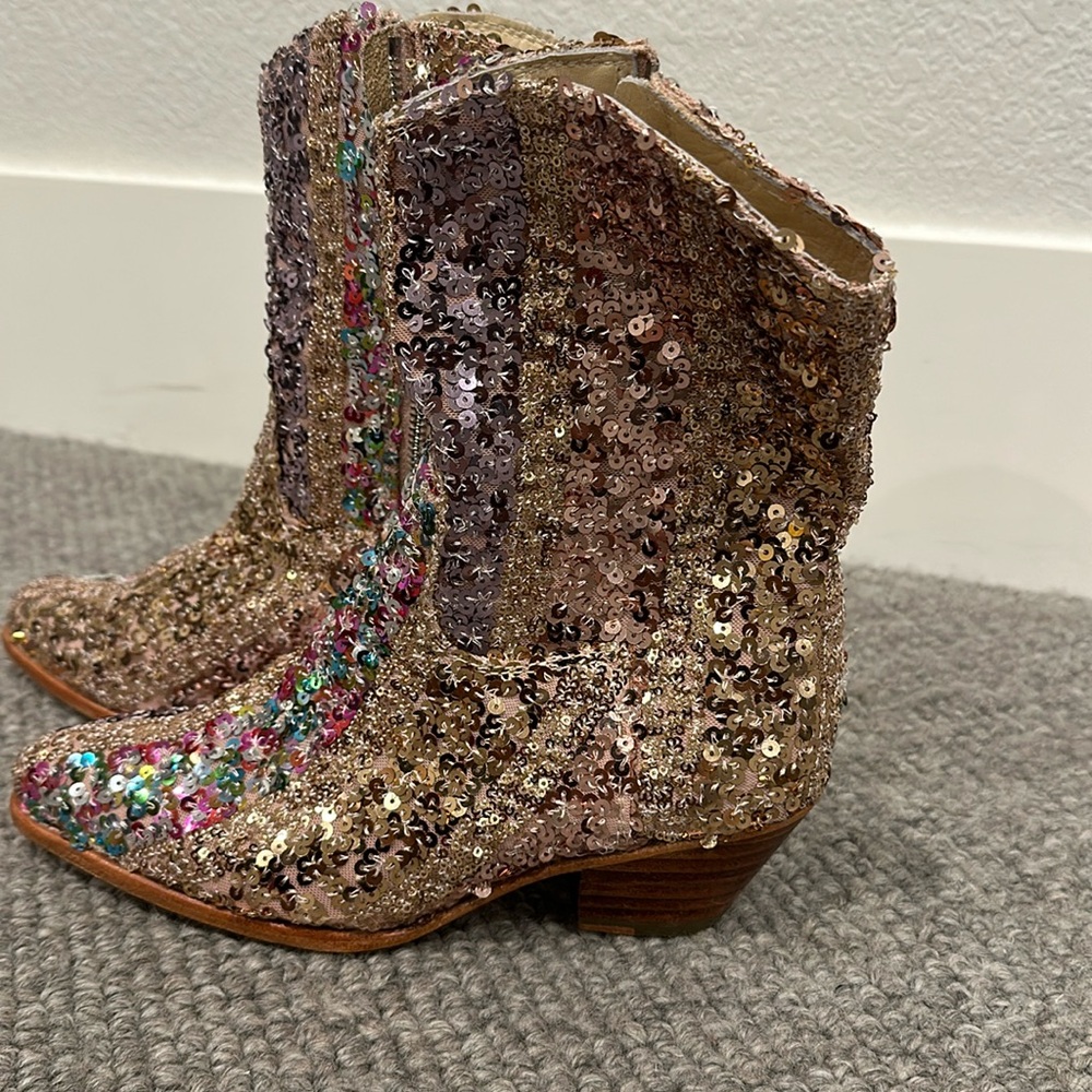 Free People Momo sequin boots